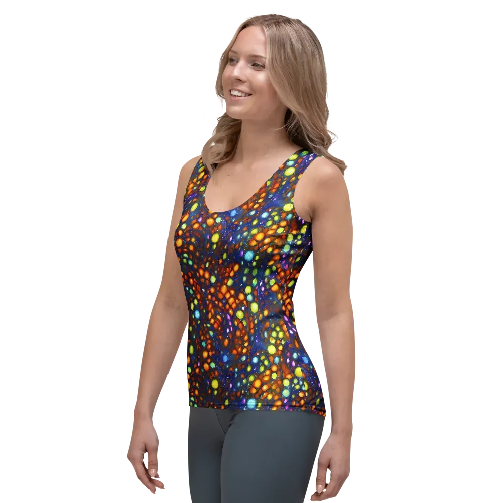 Electric Pebble on Women's Tank Top — Left Front