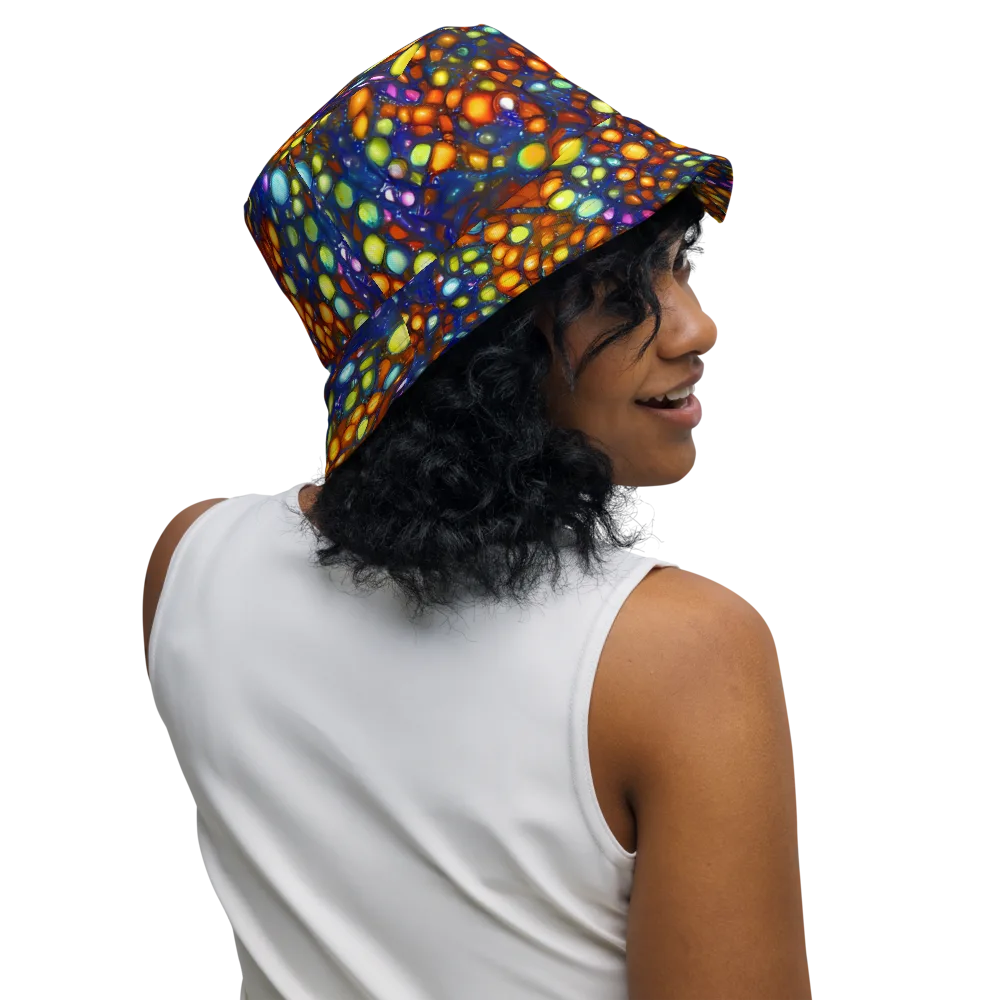 Electric Pebble on Reversible Bucket Hat — Right Outside