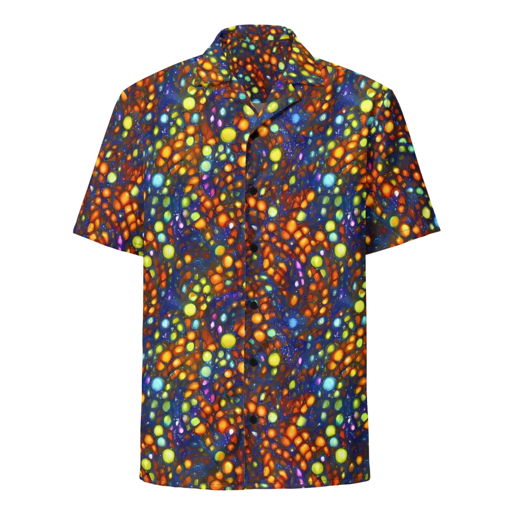 Electric Pebble on Button Shirt — Front