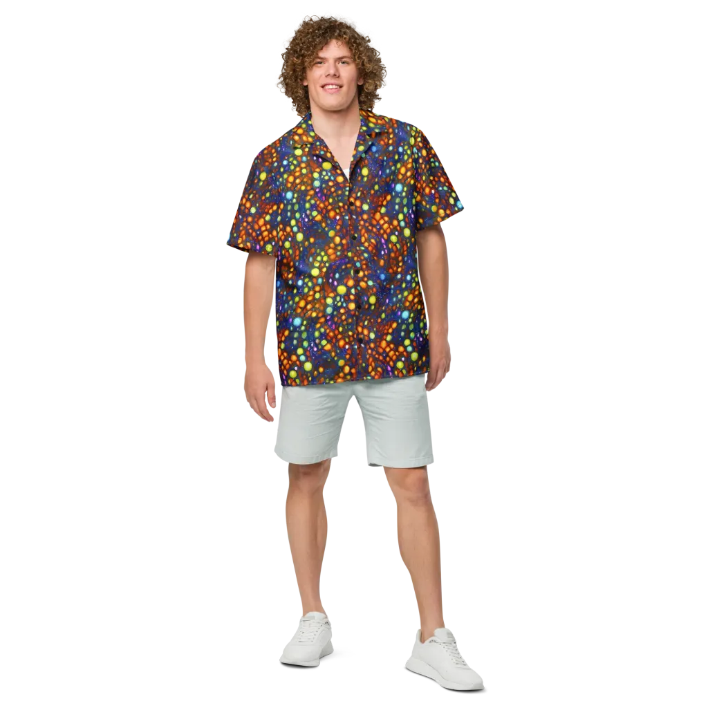 Electric Pebble on Button Shirt — Front