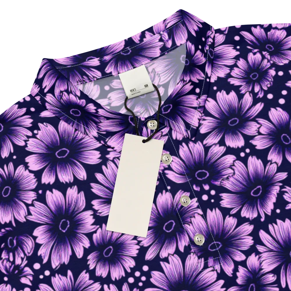 Violet Afterglow on Men's Slim Fit Polo Shirt — Product details
