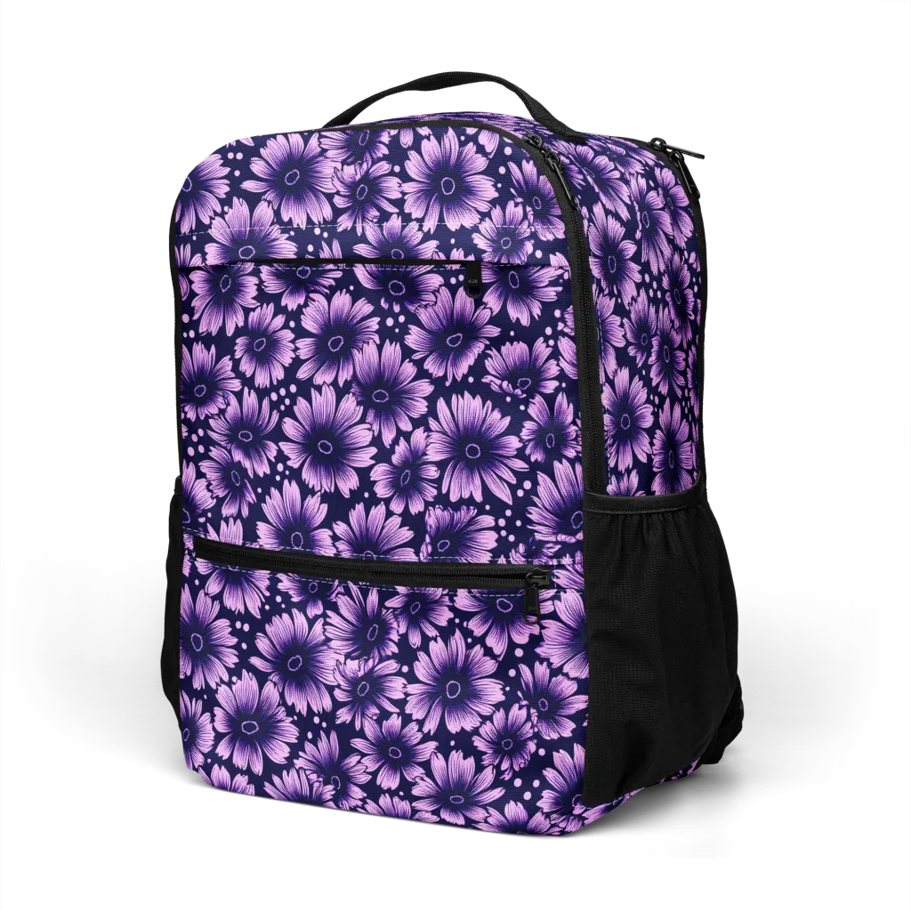 Violet Afterglow on Utility Backpack — Left Front