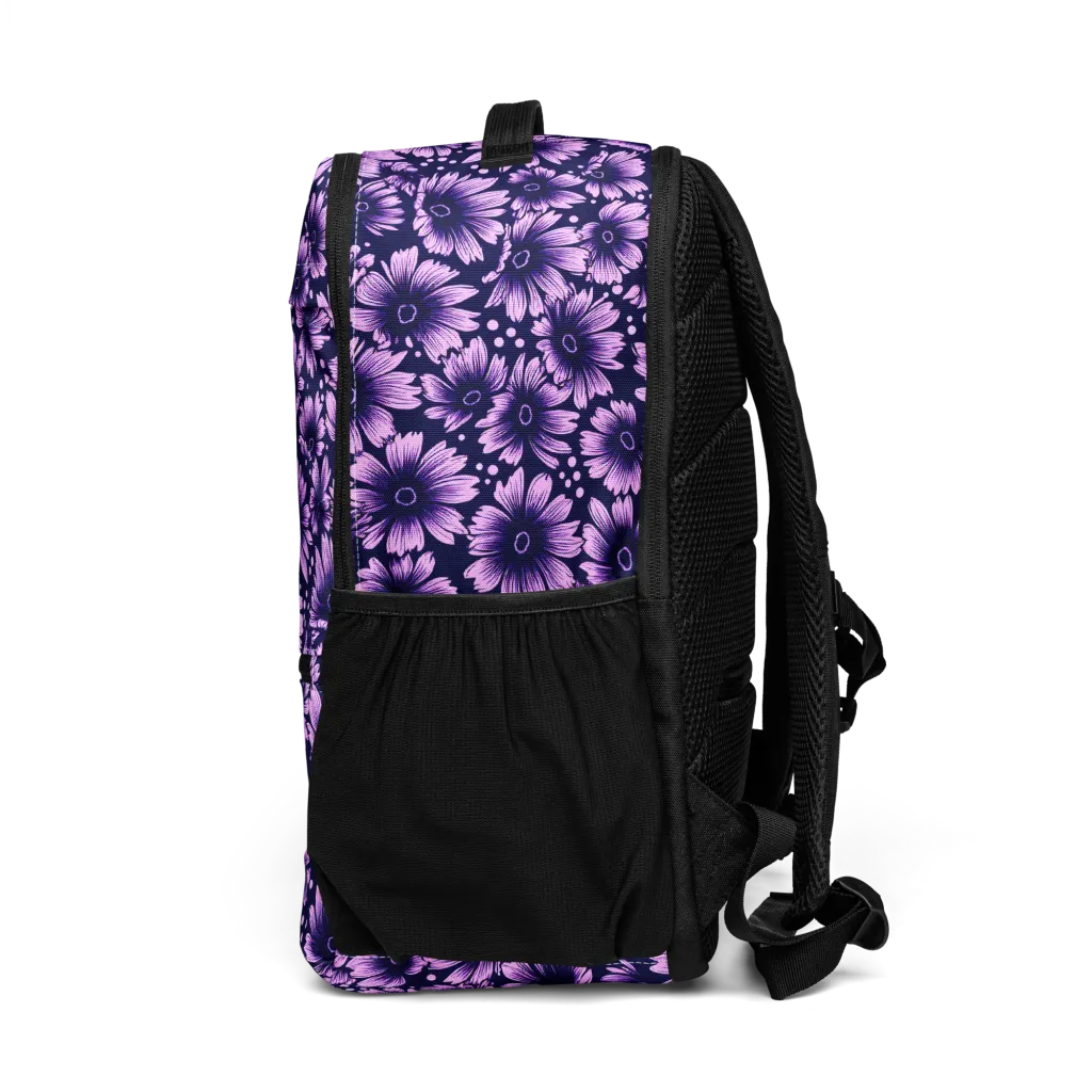 Violet Afterglow on Utility Backpack — Left