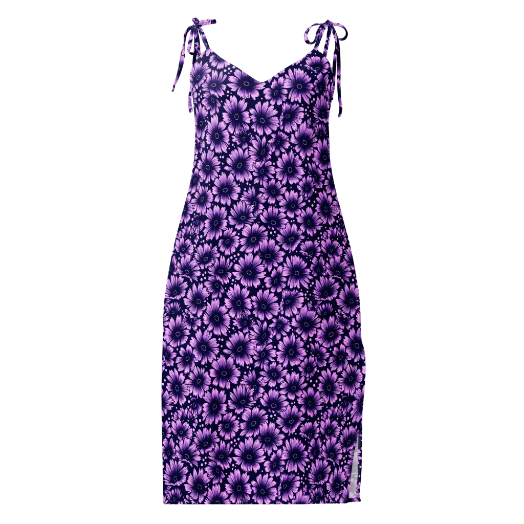 Violet Afterglow on Slip Dress — Front