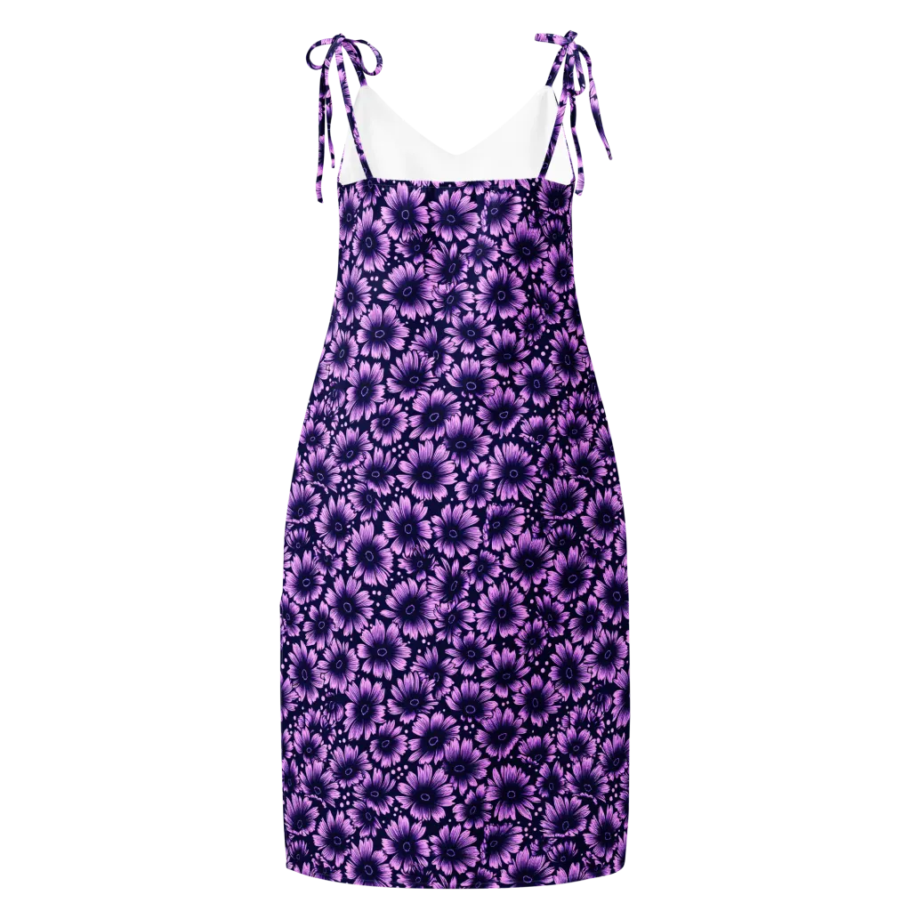 Violet Afterglow on Slip Dress — Back