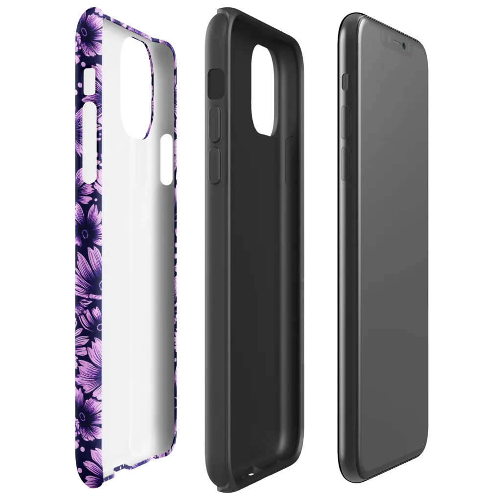 Violet Afterglow on Tough Case for iPhone® — Right