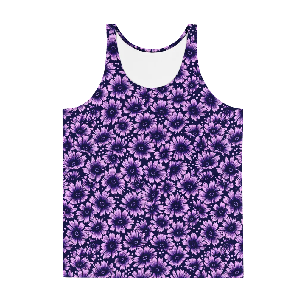 Violet Afterglow on Men's Tank Top — Front