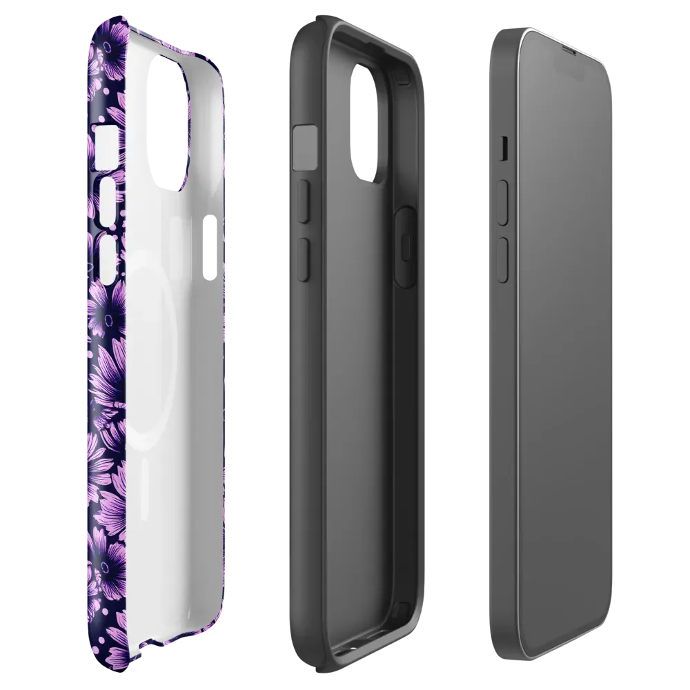 Violet Afterglow on MagSafe Tough Case for iPhone® — Front