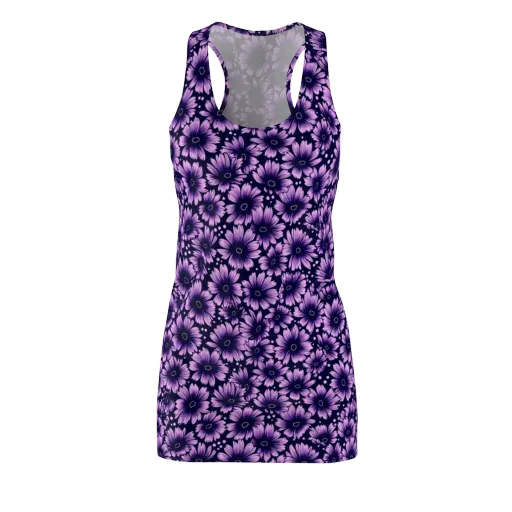 Violet Afterglow on a Racerback Dress