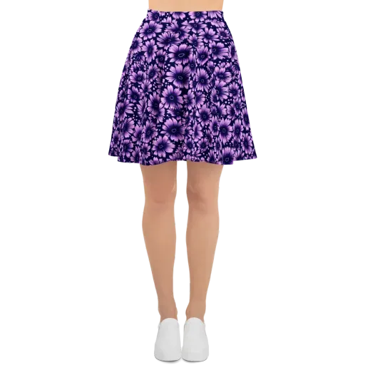 Violet Afterglow on a Skater Skirt
