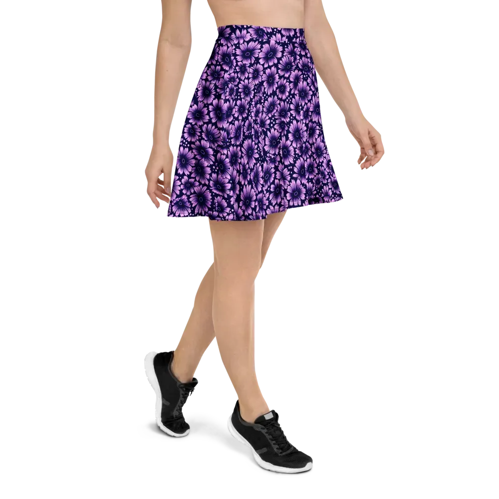 Violet Afterglow on Skater Skirt — Right