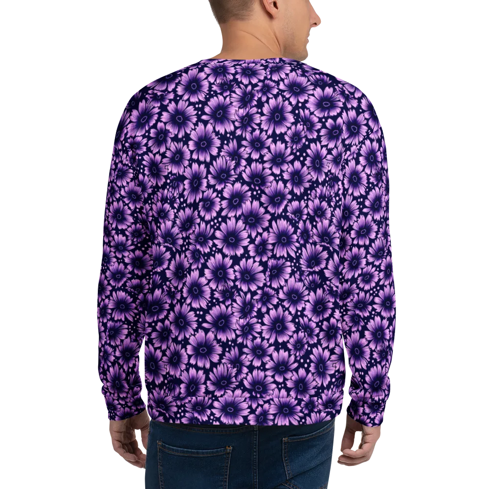 Violet Afterglow on Sweatshirt — Back