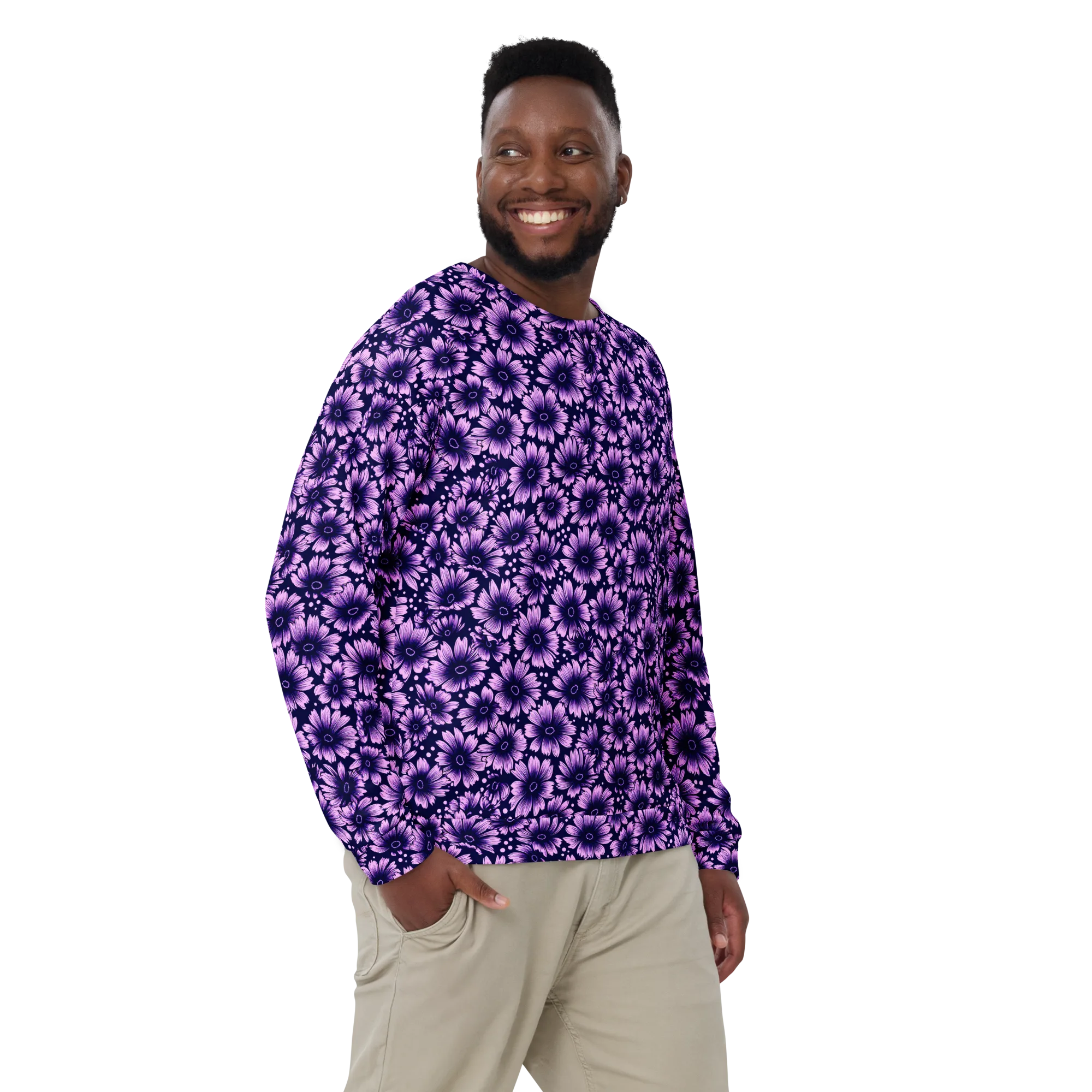 Violet Afterglow on Sweatshirt — Front