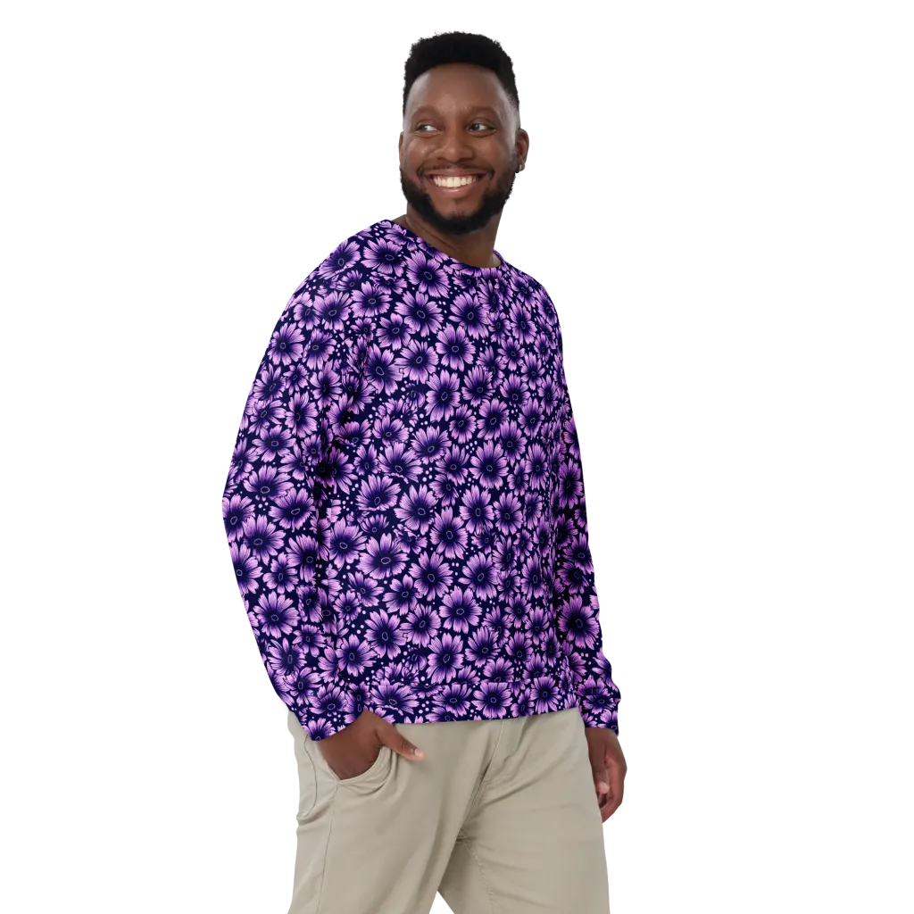 Violet Afterglow on Sweatshirt — Front