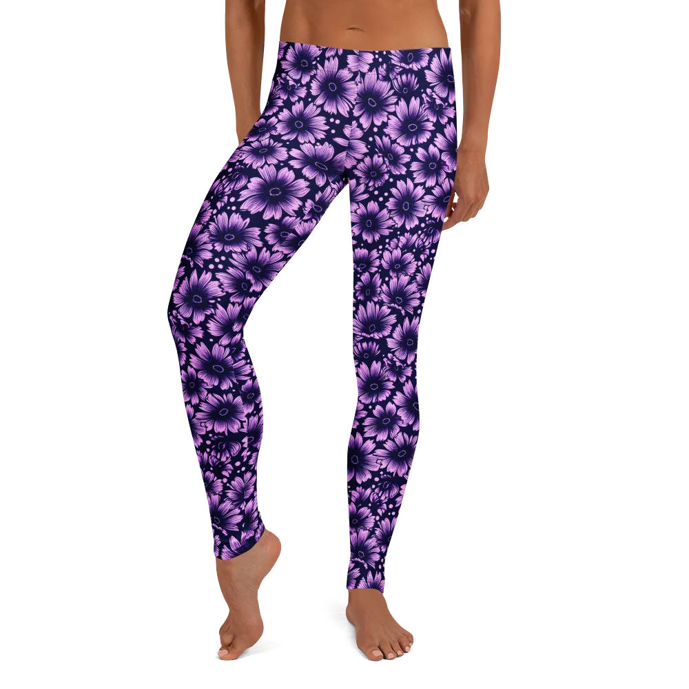 Violet Afterglow on Leggings — Front