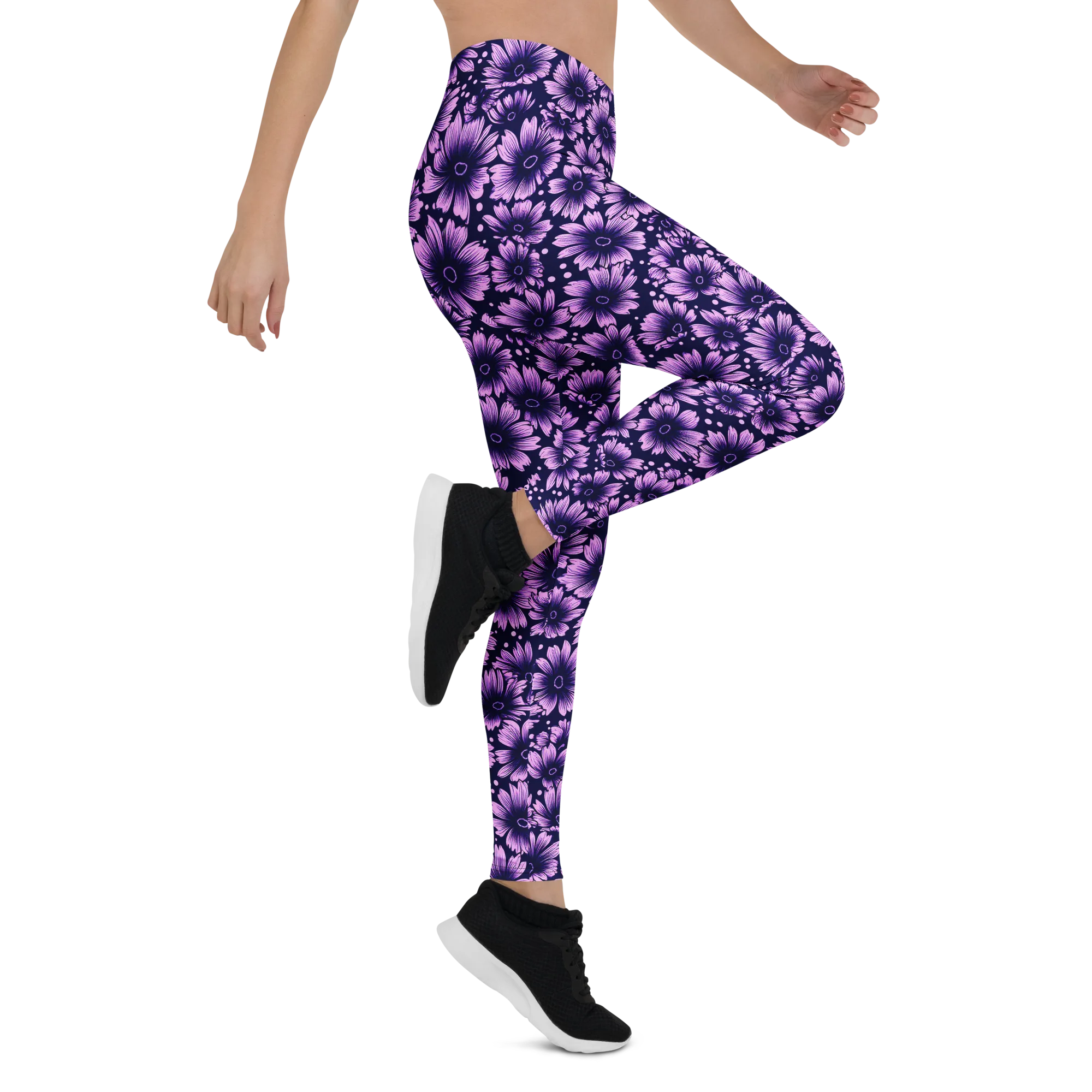 Violet Afterglow on Leggings — Right