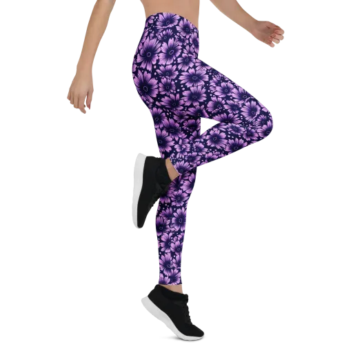 Violet Afterglow on a Leggings