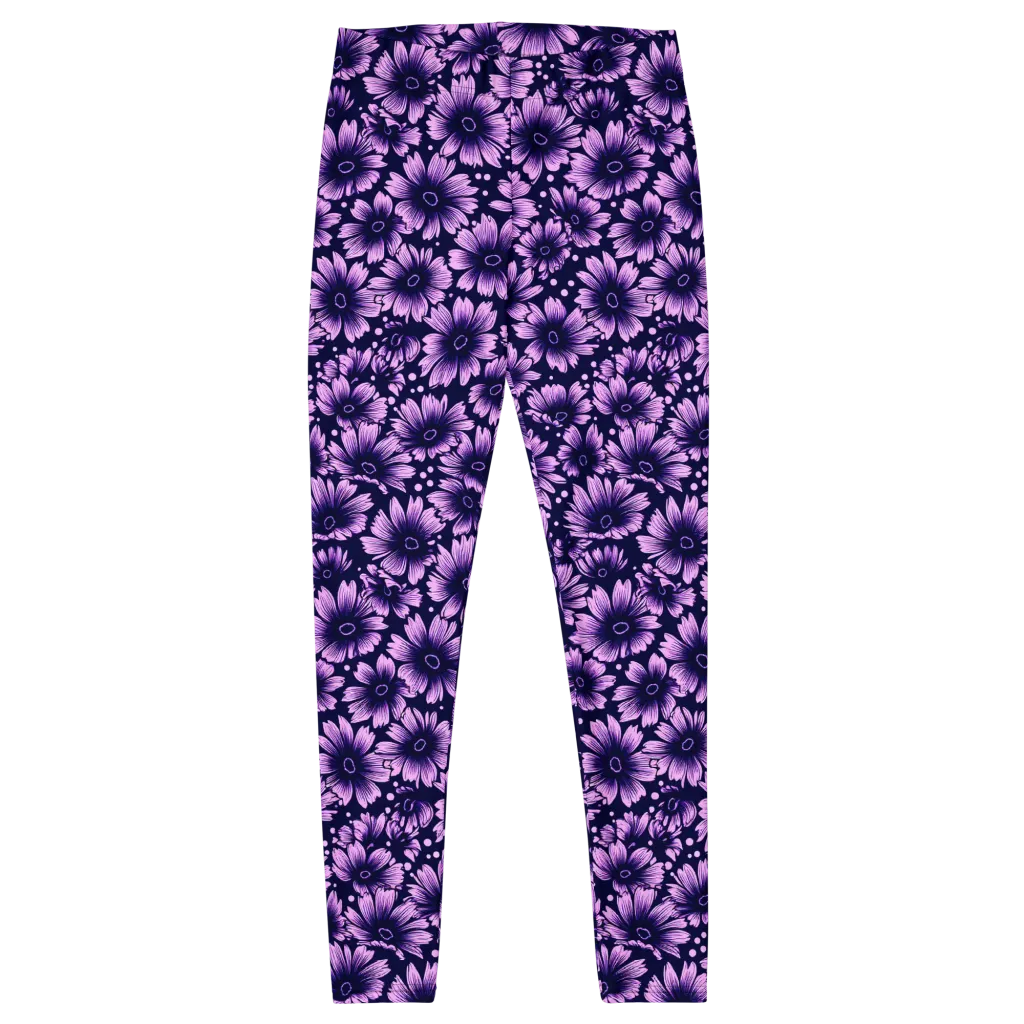 Violet Afterglow on Leggings — Front
