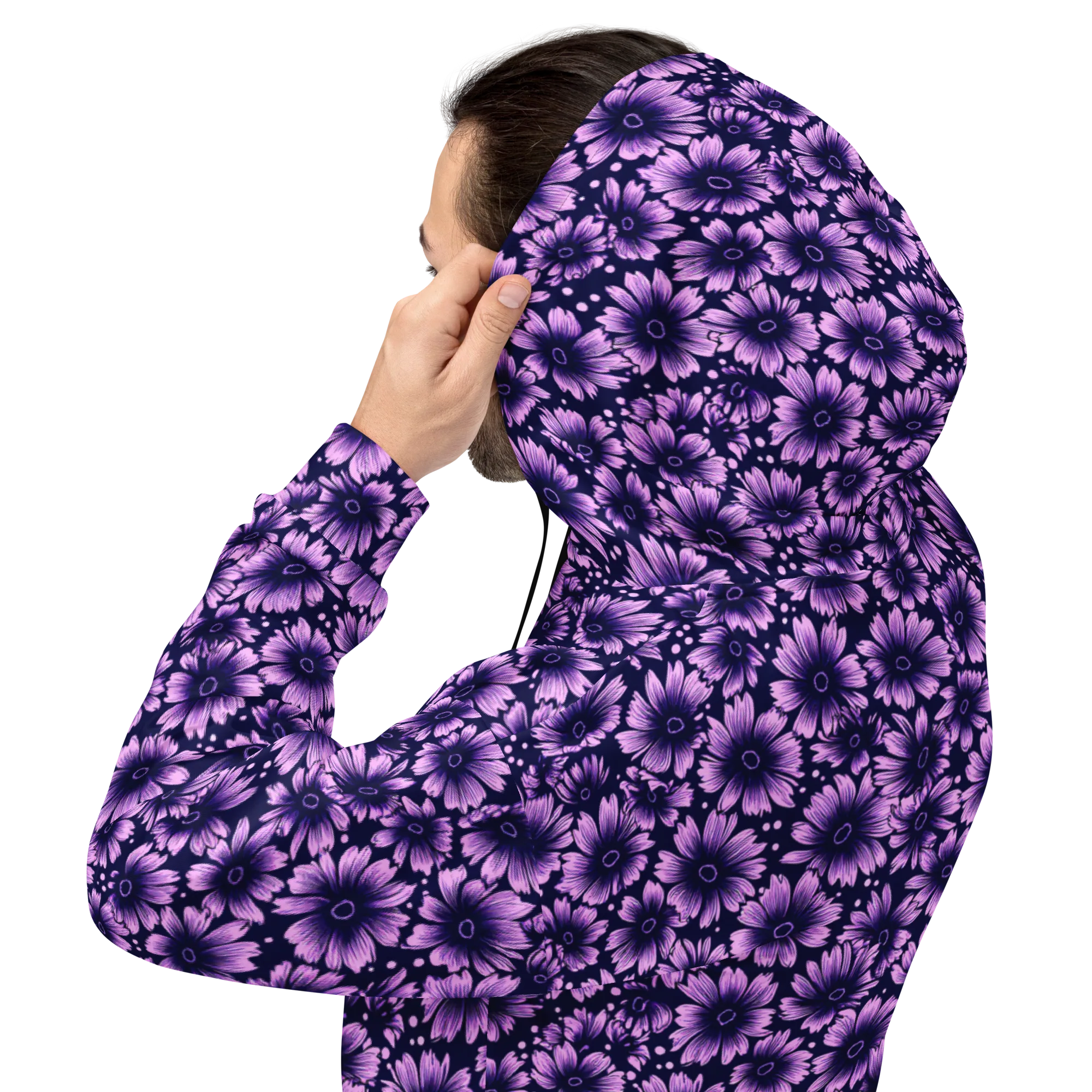 Violet Afterglow on Hoodie — Back