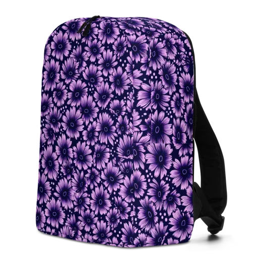 Violet Afterglow on a Minimalist Backpack