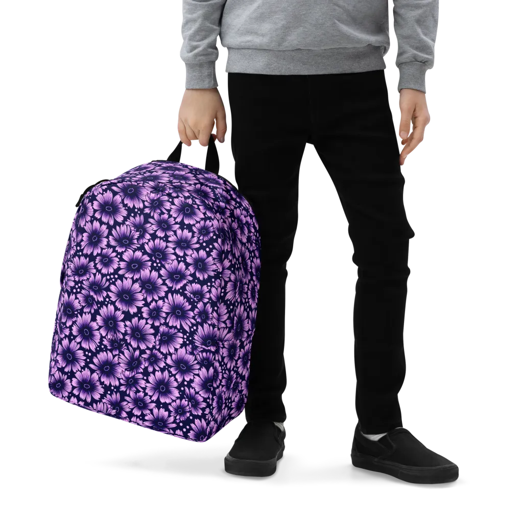 Violet Afterglow on Minimalist Backpack — Zoomed-in