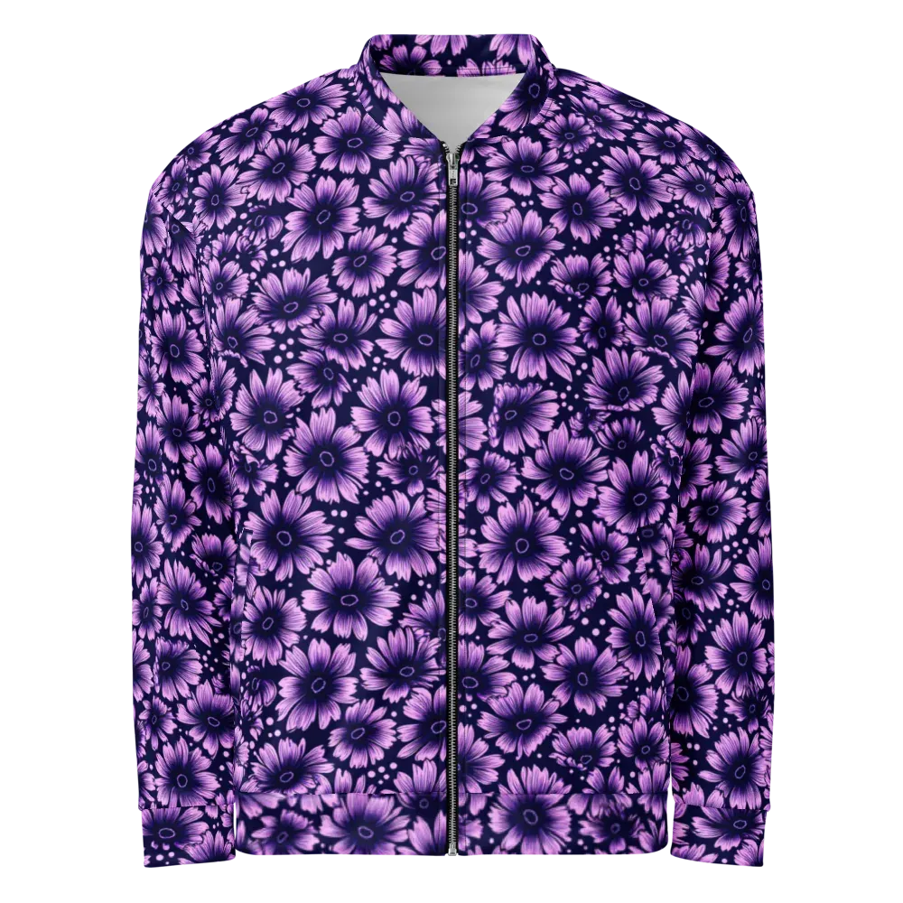 Violet Afterglow on Bomber Jacket — Front