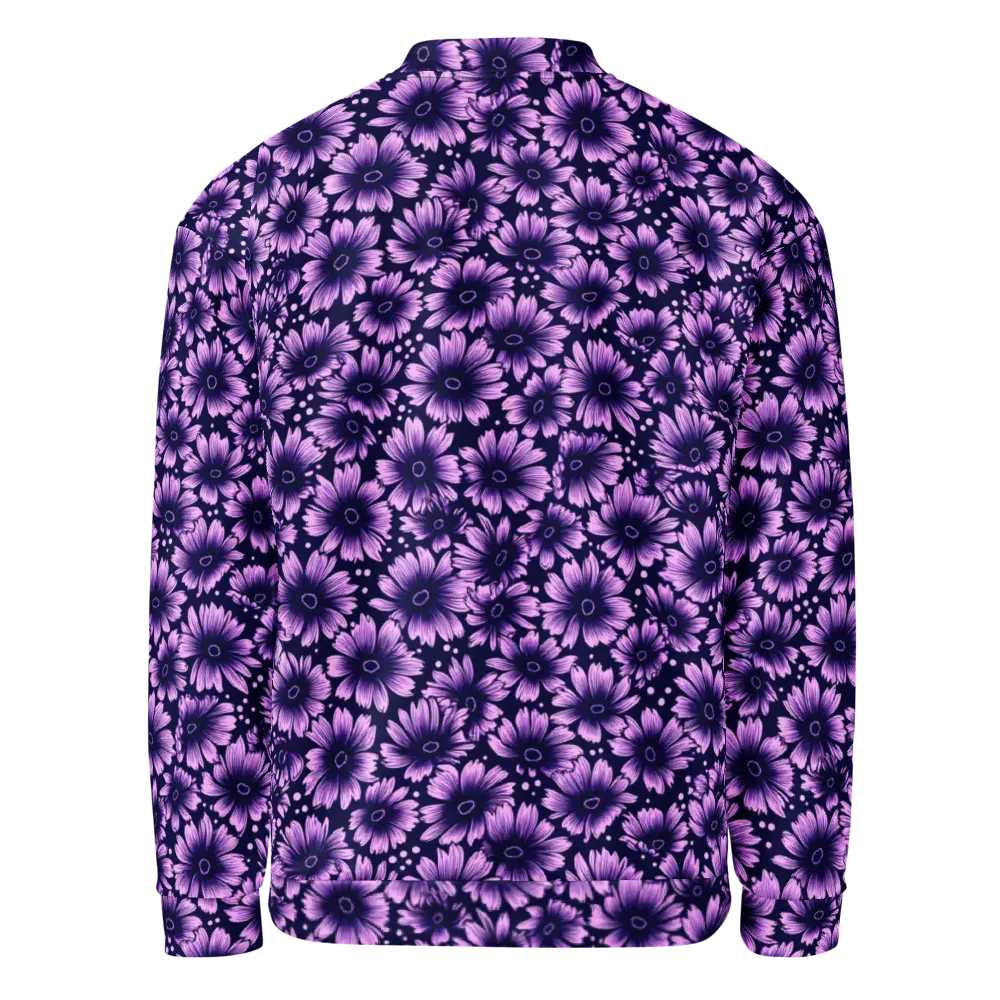 Violet Afterglow on Bomber Jacket — Back