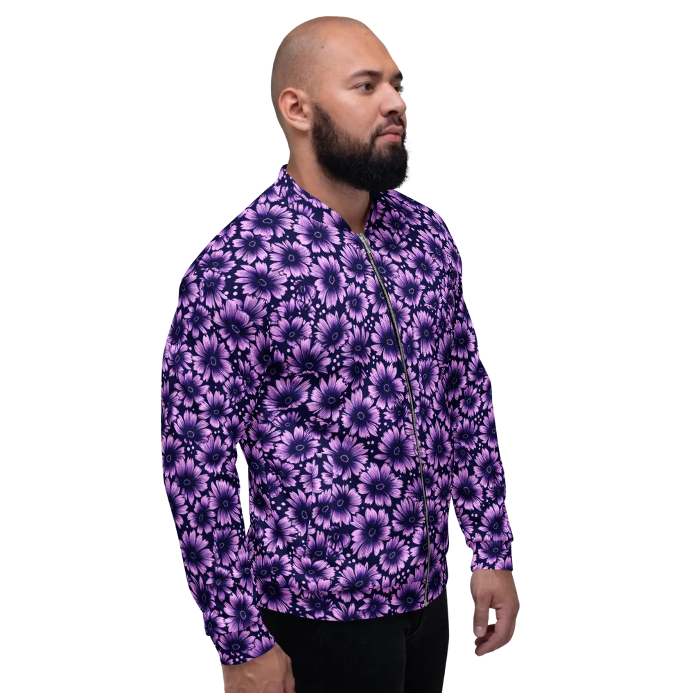 Violet Afterglow on Bomber Jacket — Right