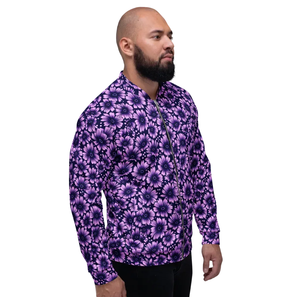 Violet Afterglow on Bomber Jacket — Right