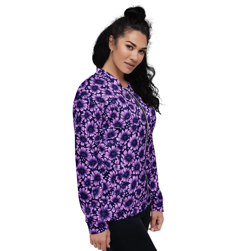 Violet Afterglow on Bomber Jacket — Right