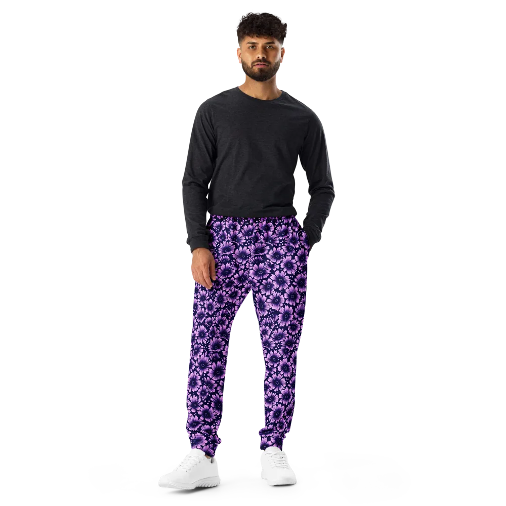 Violet Afterglow on Men's Joggers — Front