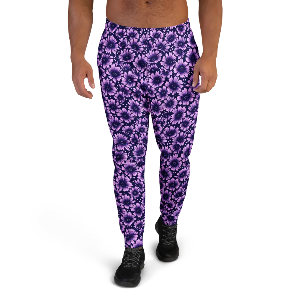 Violet Afterglow on Men's Joggers — Front