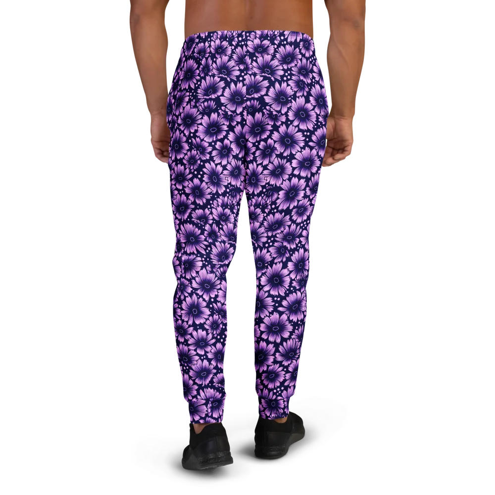 Violet Afterglow on Men's Joggers — Back
