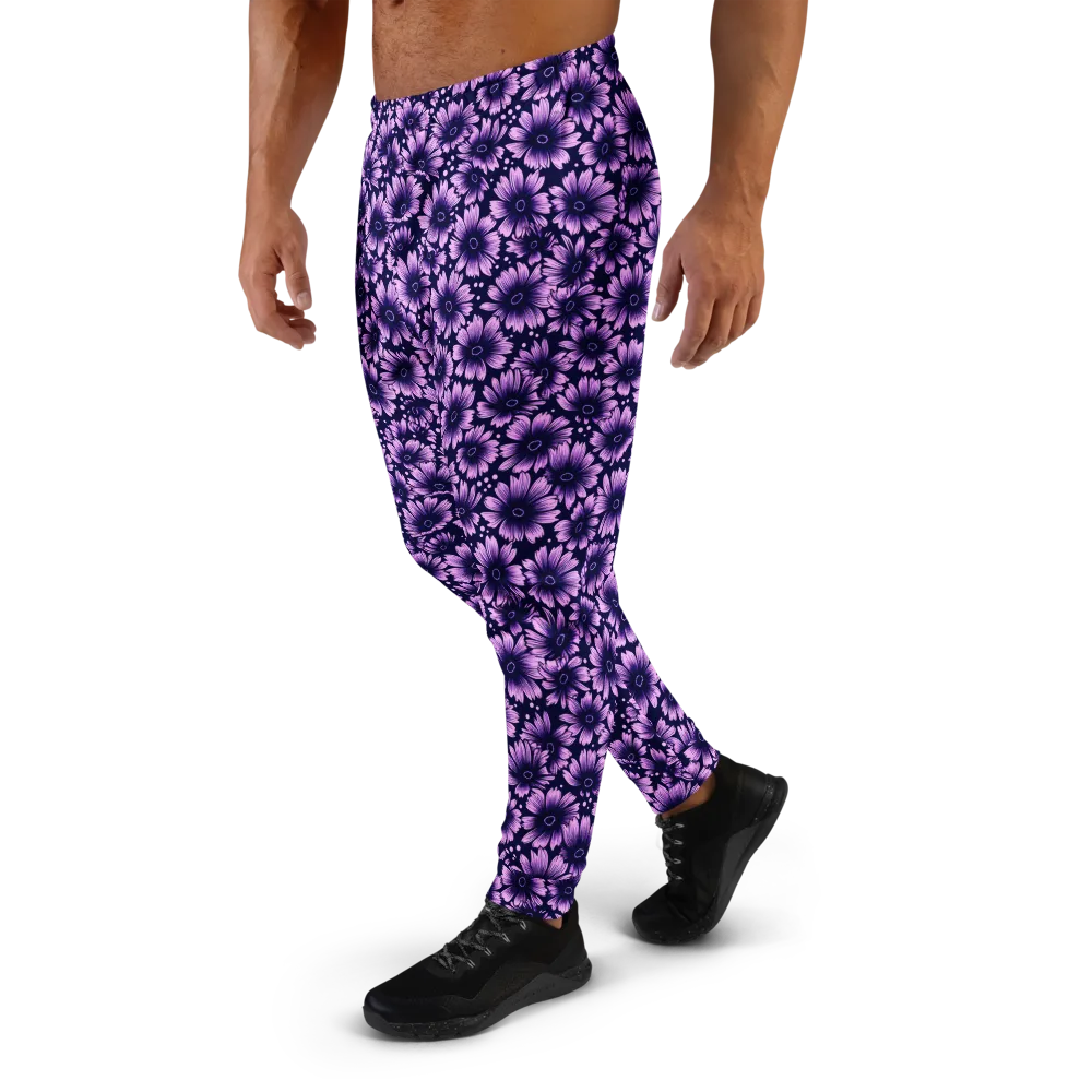 Violet Afterglow on Men's Joggers — Left