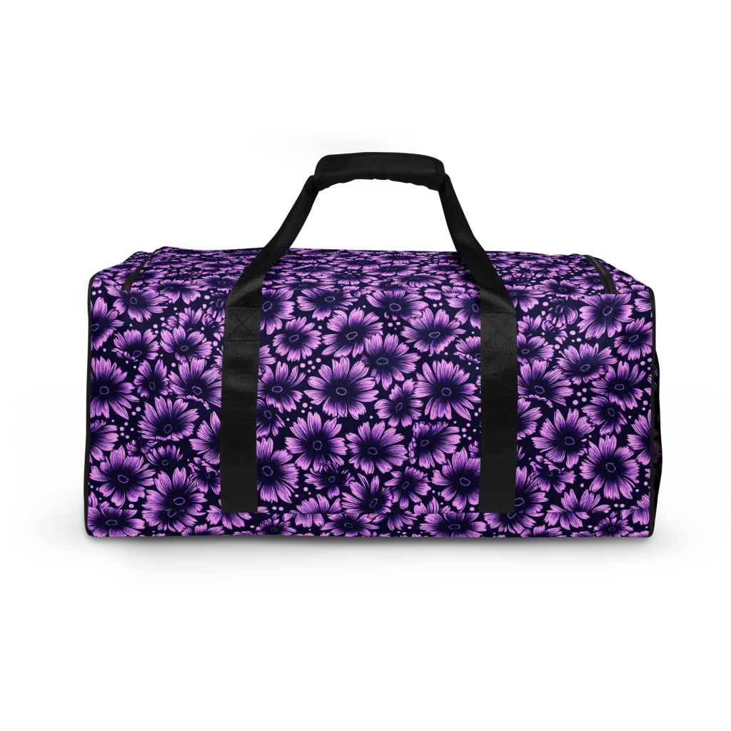Violet Afterglow on Duffle Bag — Back