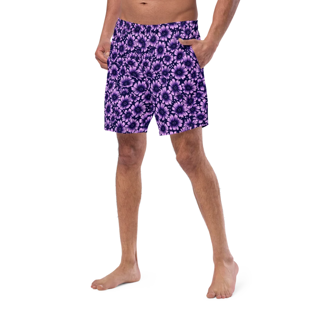 Violet Afterglow on Swim Trunks — Left Front