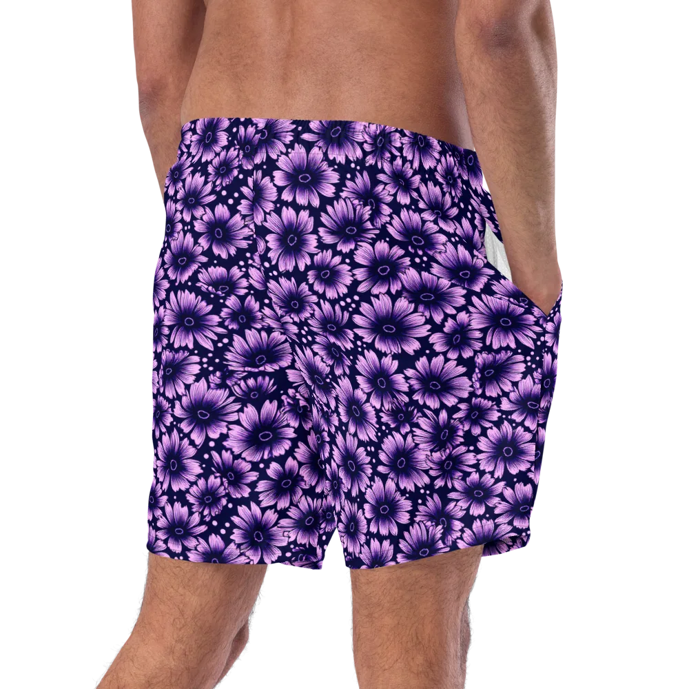 Violet Afterglow on Swim Trunks — Right Back