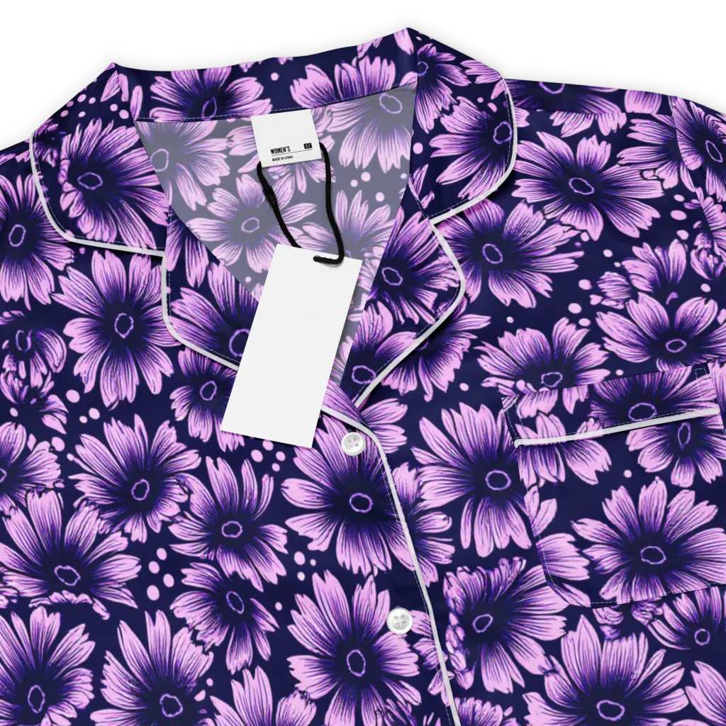 Violet Afterglow on Women's Short Sleeve Pajama Top — Product details