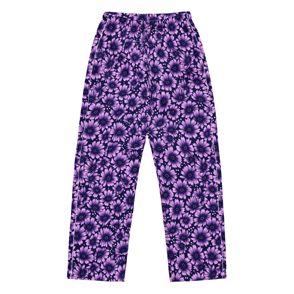 Violet Afterglow on Women's Pajama Pants — Front