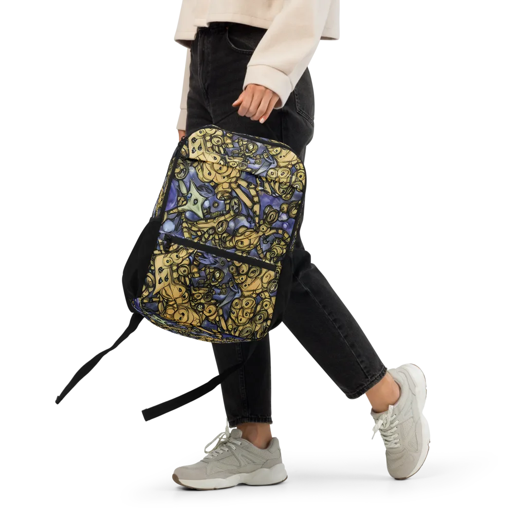 Gilded Dreamscape on Utility Backpack — Front