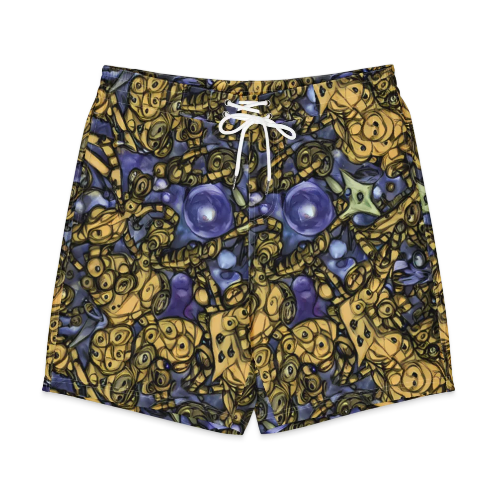 Gilded Dreamscape on Men's Board Shorts — Front
