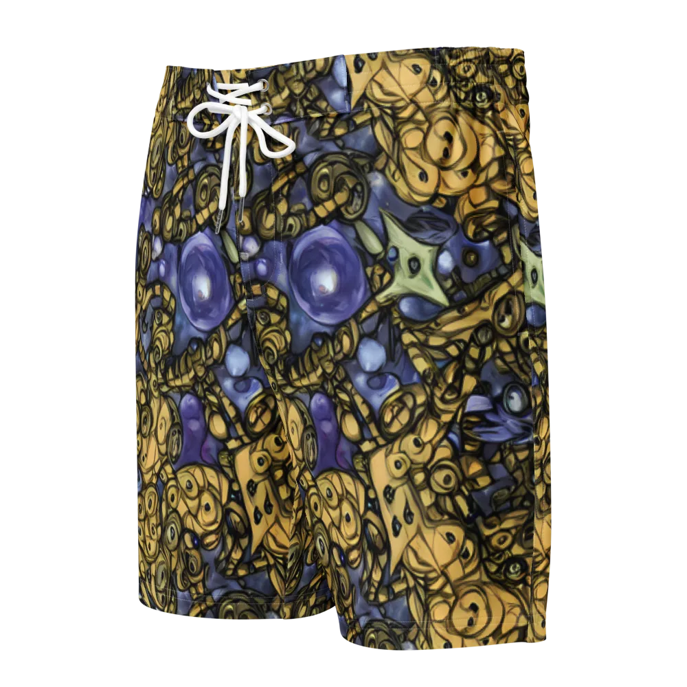 Gilded Dreamscape on Men's Board Shorts — Front