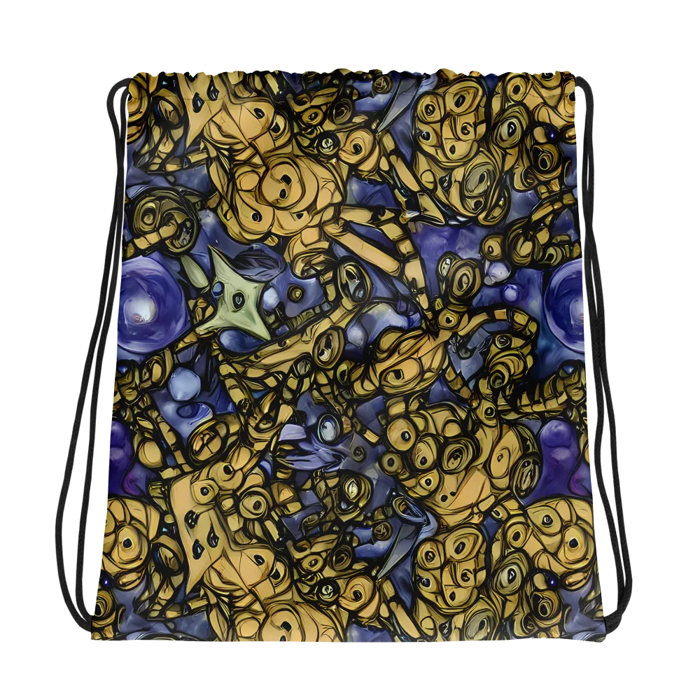 Gilded Dreamscape on Drawstring Bag — Photo
