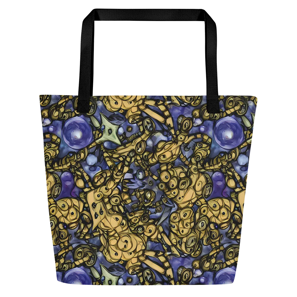 Gilded Dreamscape on Large Tote Bag W/ Pocket — Front