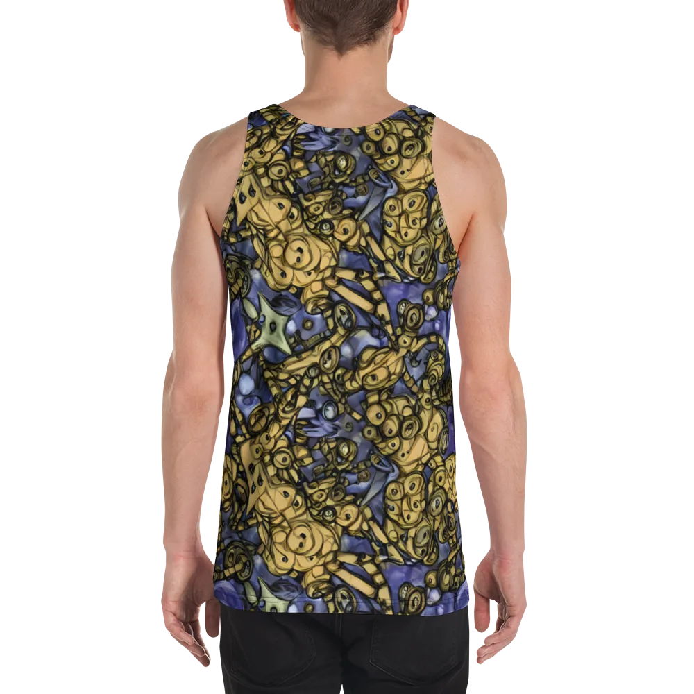 Gilded Dreamscape on Men's Tank Top — Back