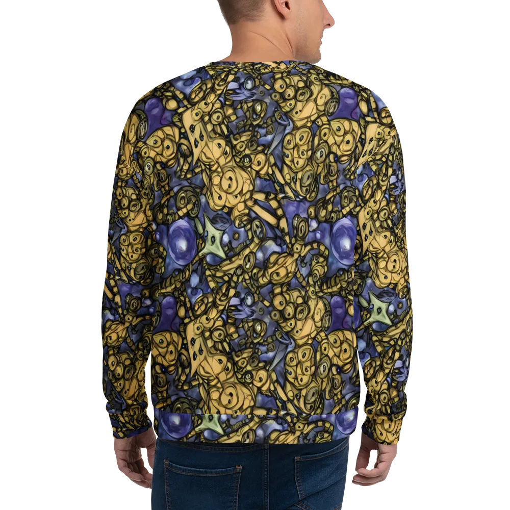 Gilded Dreamscape on Sweatshirt — Back