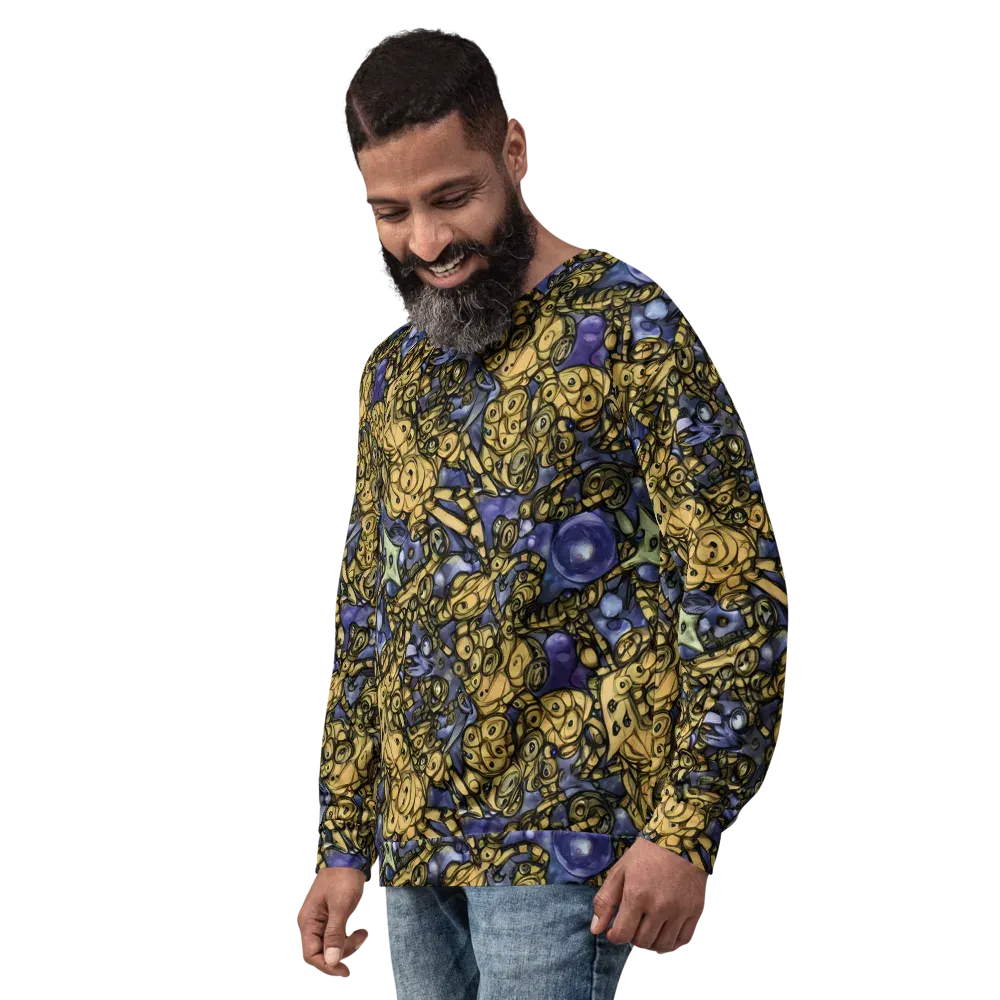 Gilded Dreamscape on Sweatshirt — Left Front