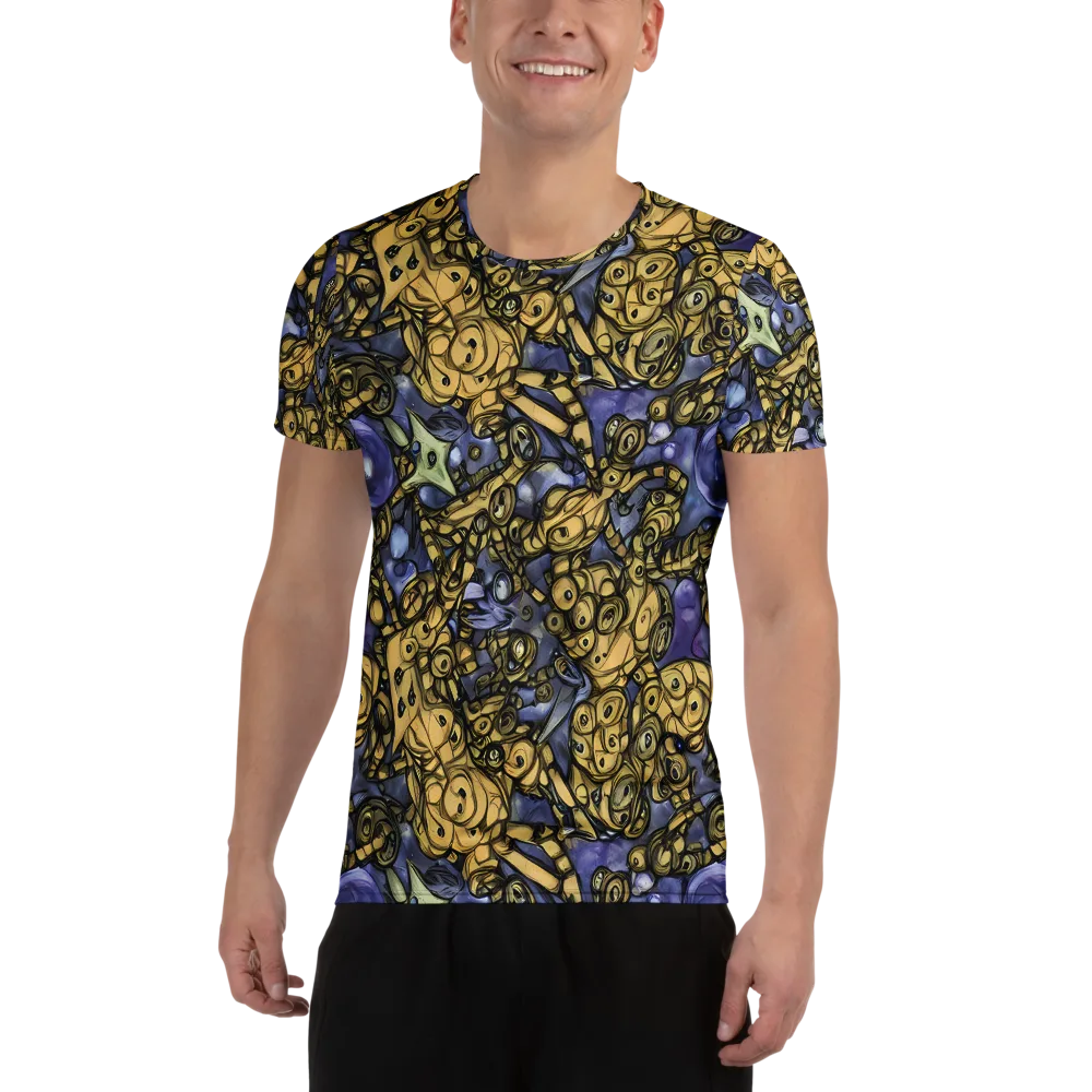 Gilded Dreamscape on Men's Athletic T-Shirt — Front