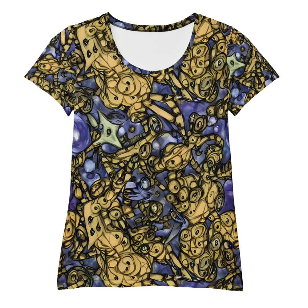 Gilded Dreamscape on Women's Athletic T-Shirt — Front