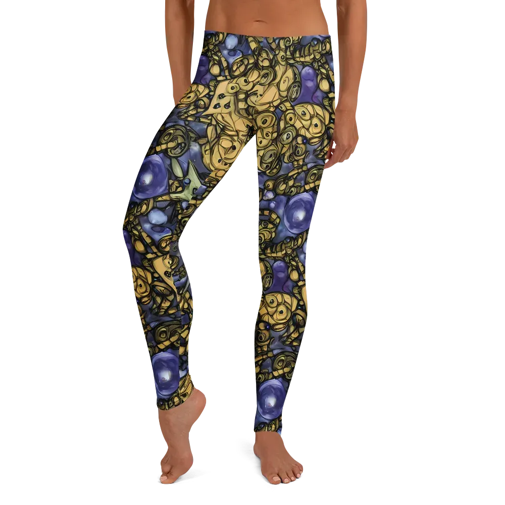 Gilded Dreamscape on Leggings — Front